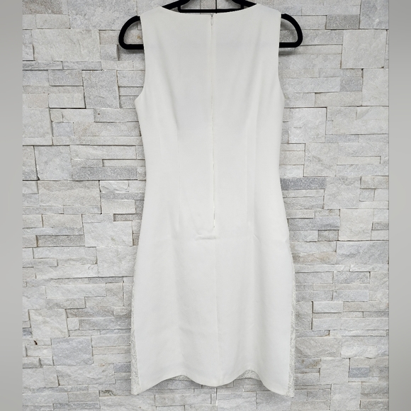 White Dress with Beads Sandro Ferrone - Perfect for Special Occasions - Picture 9 of 13